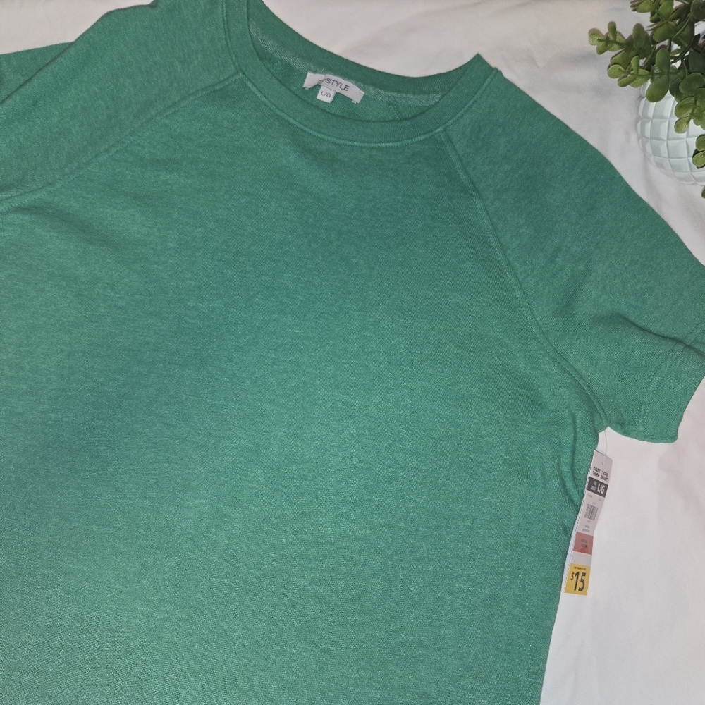 BNWT Large MyStyle short sleeve sweater